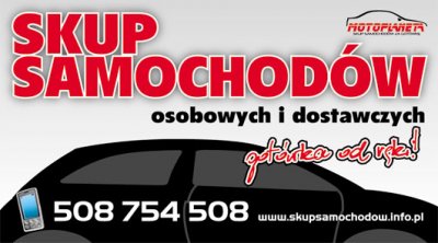 Skup Samochodów / Aut  (od Krakowa do Gliwic) Dostawczych i Osobowych