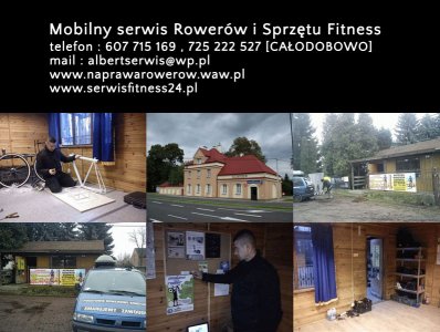 Mobilny Serwis Rowerów i Sprzętu Fitness - Naprawiamy Sprzęt Rehabilitacyjny z DOJAZDEM DO KLIENTA