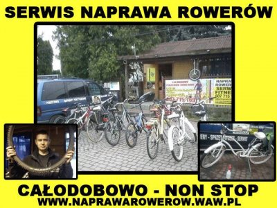 SERWIS ROWEROWY - Pogotowie rowerowe KONSTANCIN , JÓZEFOSŁAW , WARSZAWA , GÓRA KALWARIA , WILANÓW , POWSIN , PIASECZNO