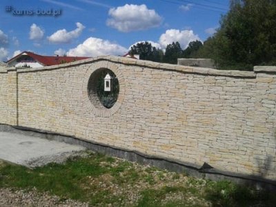 Ogrodzenia z kamienia, grill z kamienia, schody,posadzki,płot kamienny