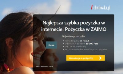 pożyczka w zaimo