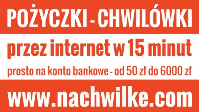 chwilówki od 18 lat